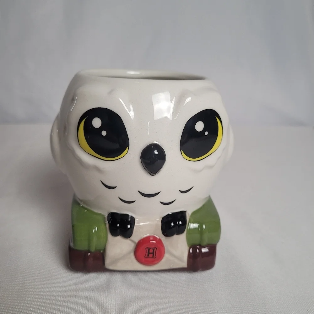 Harry Potter Hedwig On Books Coffee Mug Wizarding World New